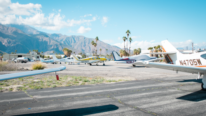 Some of the tail draggers that made their way to Palm Springs for the Queen of the Fleet contest. 